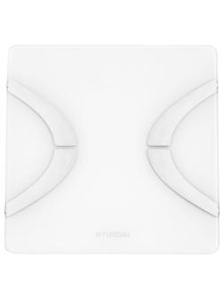 Весы напольные электронные Hyundai H-BS03670 макс.180кг белый