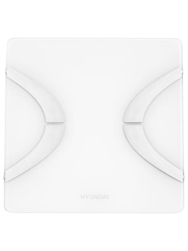 Весы напольные электронные Hyundai H-BS03670 макс.180кг белый