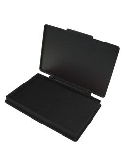 Подушка штемпельная настольная КORES черная 7х11см пласт. 71575