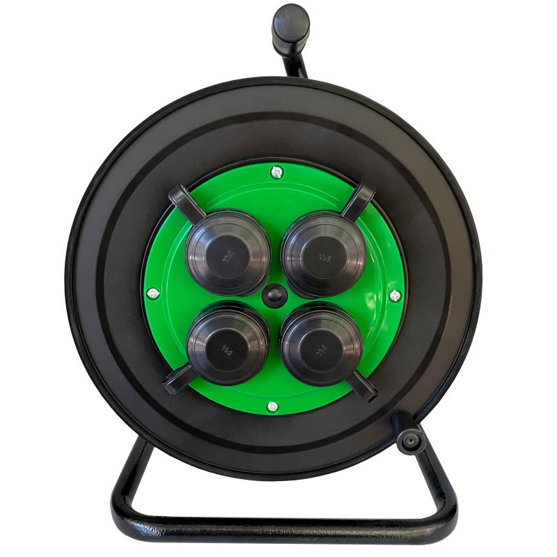 Удлинитель TOPFORT ПВС 3x1 кв.мм. 20м 10А 4 гнезда c/з.,с/загл.,IP44