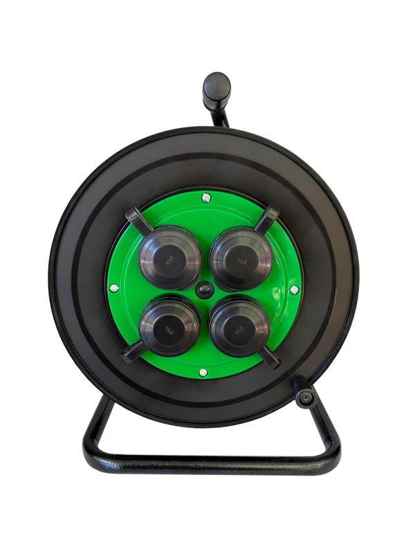 Удлинитель TOPFORT ПВС 3x1 кв.мм. 20м 10А 4 гнезда c/з.,с/загл.,IP44