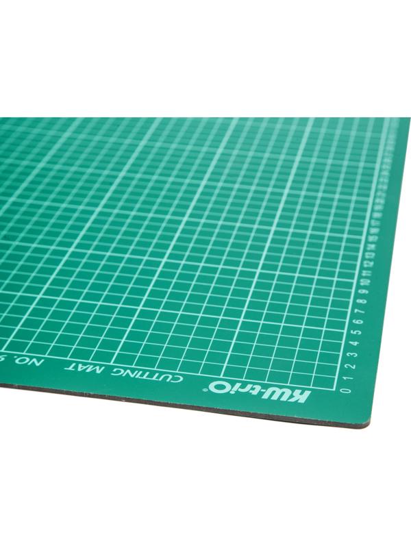 Коврик подкладка для резки Kw-Trio A2 600x450мм зеленый (9Z202)