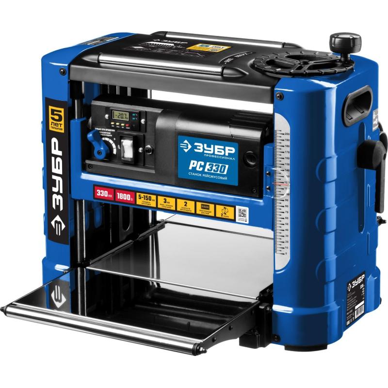 Станок рейсмусовый Зубр 330мм, 4 и 6м/мин, 1800Вт (РС-330)