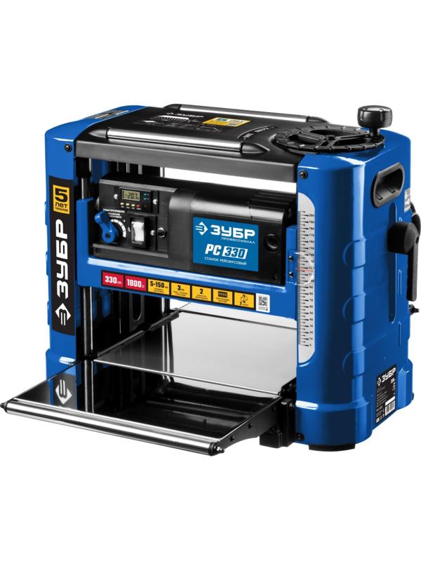 Станок рейсмусовый Зубр 330мм, 4 и 6м/мин, 1800Вт (РС-330)