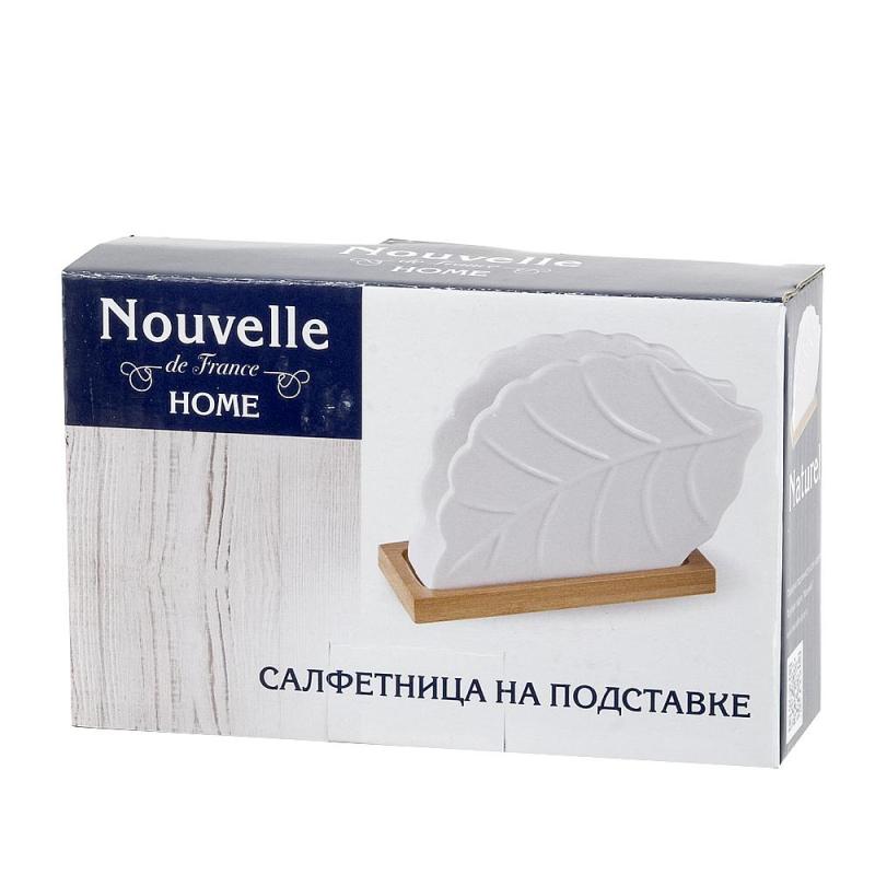Салфетница на бамбуковой подставке Naturel 15х6,5х9,5см 2631017