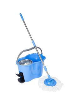 Комплект для уборки ведро+корзина+рукоятка+основа швабры+2 насадки HD1022