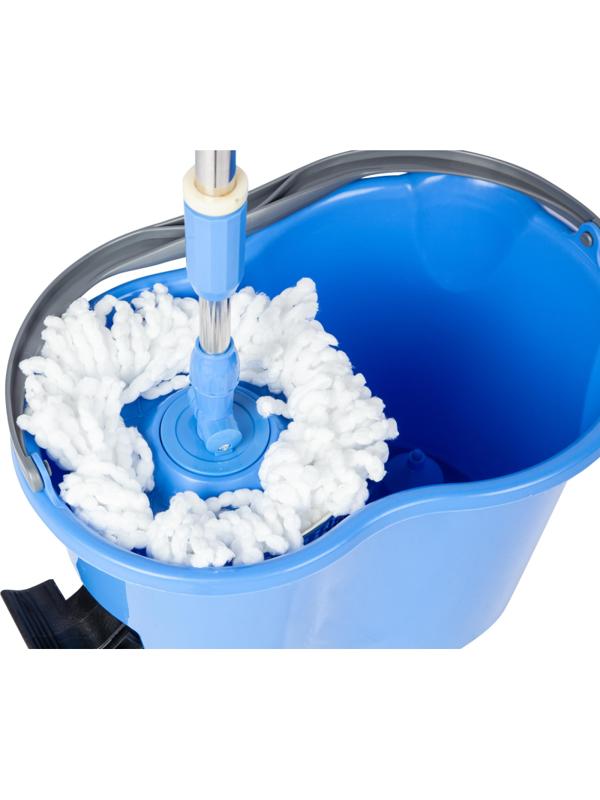 Комплект для уборки ведро+корзина+рукоятка+основа швабры+2 насадки HD1022