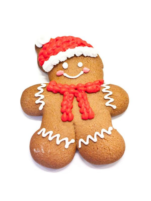 Пряник имбирно-медовый Человечек  14смx11см 85г, НГ арт.2133