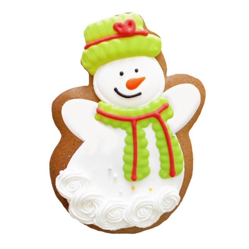 Пряник  имбирно-медовый Снеговичок, 13смx9см, 90г, НГ  арт.1176