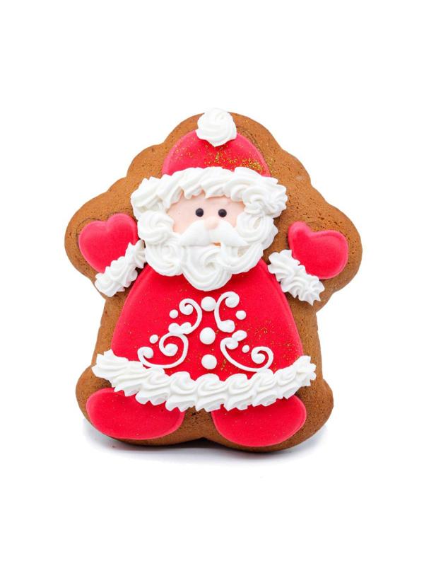 Пряник имбирно-медовый Веселый Дед Мороз, 11смx13см, 110г, НГ арт.1952