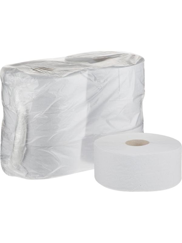 Бумага туалетная д/дисп 1сл 480м белая отбел макул 6рул/уп Элементари