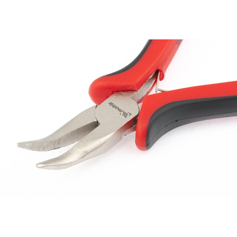 Длинногубцы изогнутые Mini 130 мм MATRIX 17812