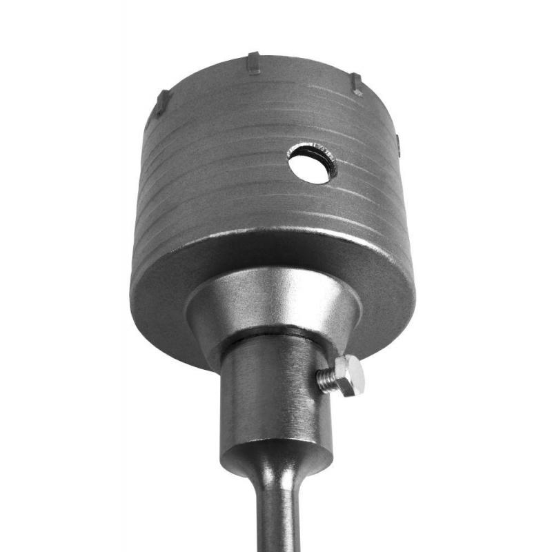 Коронка твердосплавная ПРАКТИКА SDS- Plus ударная 75 мм клипса 773-859