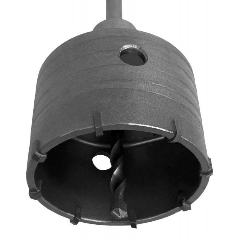 Коронка твердосплавная ПРАКТИКА SDS- Plus ударная 75 мм клипса 773-859