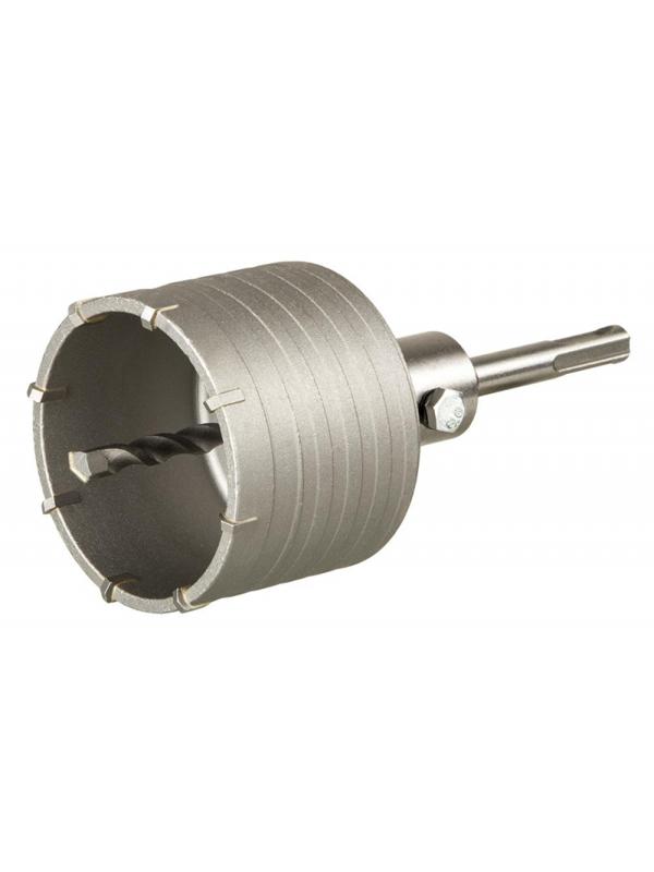 Коронка твердосплавная ПРАКТИКА SDS- Plus ударная 75 мм клипса 773-859