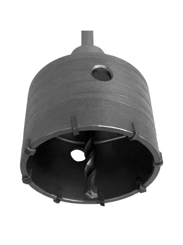 Коронка твердосплавная ПРАКТИКА SDS- Plus ударная 75 мм клипса 773-859