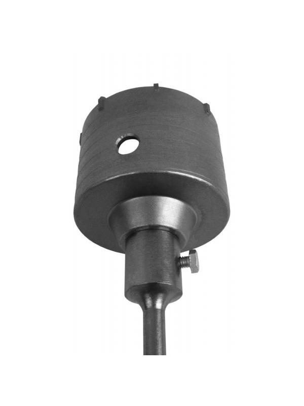 Коронка твердосплавная ПРАКТИКА SDS- Plus ударная 82 мм клипса 035-189