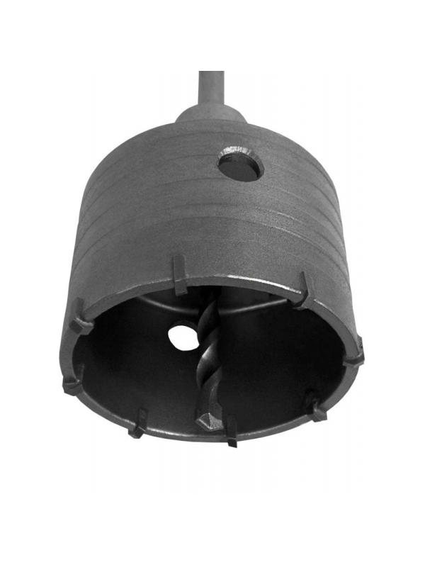 Коронка твердосплавная ПРАКТИКА SDS- Plus ударная 82 мм клипса 035-189