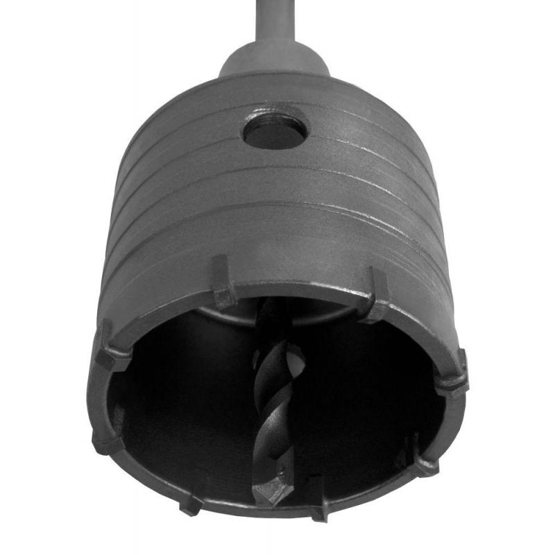 Коронка твердосплавная ПРАКТИКА SDS- Plus ударная 68 мм клипса 035-172