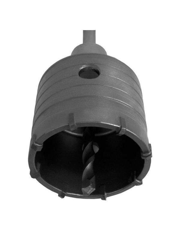 Коронка твердосплавная ПРАКТИКА SDS- Plus ударная 68 мм клипса 035-172