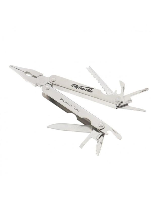 Мультитул трансформер Sparta 156 мм, 15 предметов, в чехле 17610