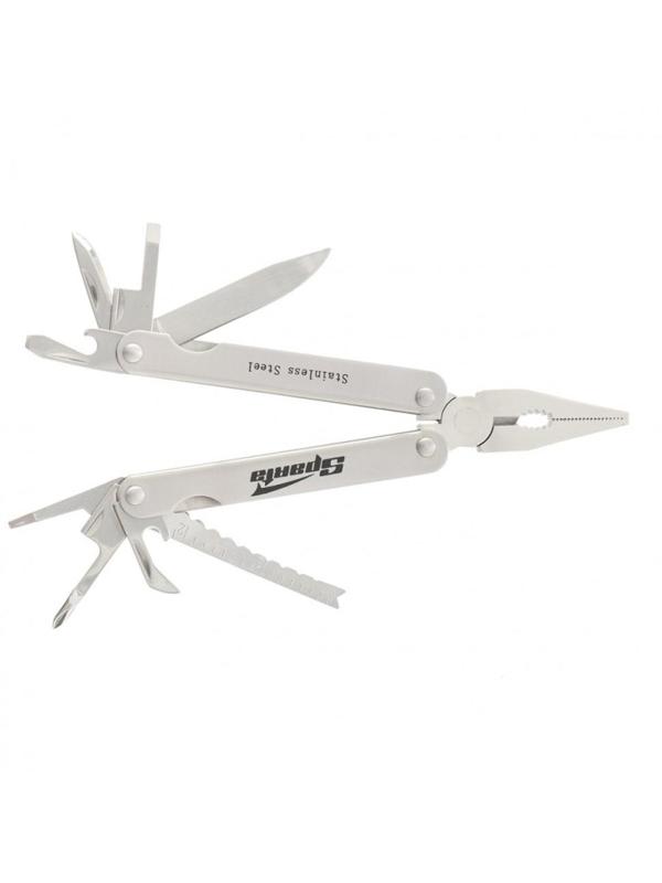 Мультитул трансформер Sparta 156 мм, 15 предметов, в чехле 17610