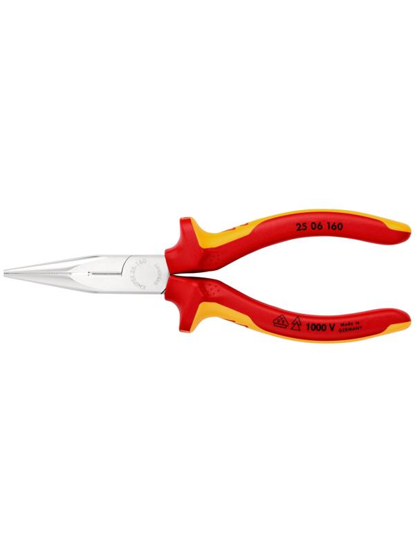 Длинногубцы VDE L-160 мм KNIPEX KN-2506160