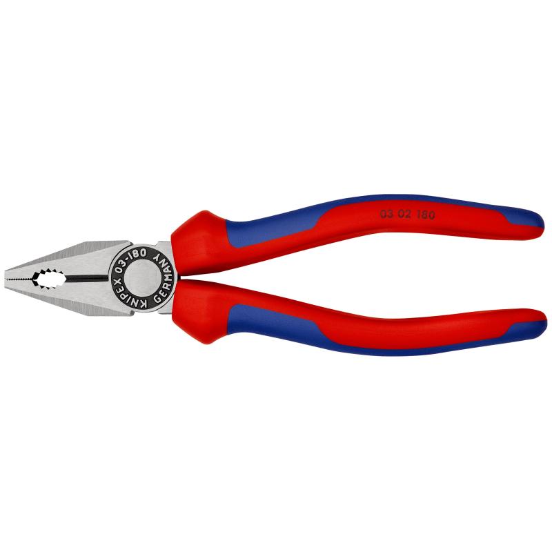 Плоскогубцы комбинированные L-180 мм KNIPEX KN-0302180