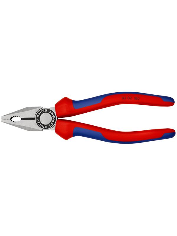 Плоскогубцы комбинированные L-180 мм KNIPEX KN-0302180