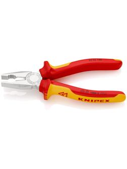 Плоскогубцы комбинированные VDE L-180 мм KNIPEX KN-0306180