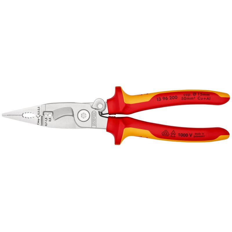 Клещи электромонтажные VDE L-200 мм KNIPEX KN-1396200