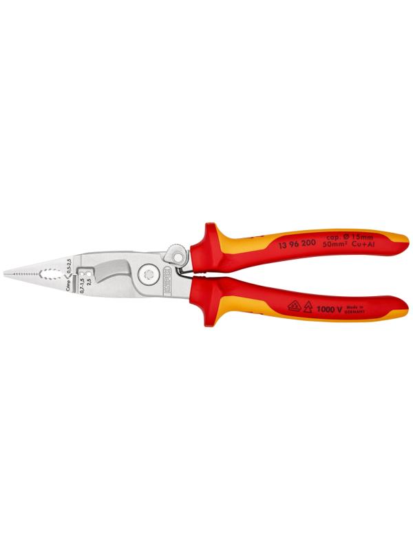 Клещи электромонтажные VDE L-200 мм KNIPEX KN-1396200