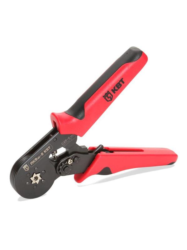 Кримпер КВТ для опрессовки втулочных наконечников 74593