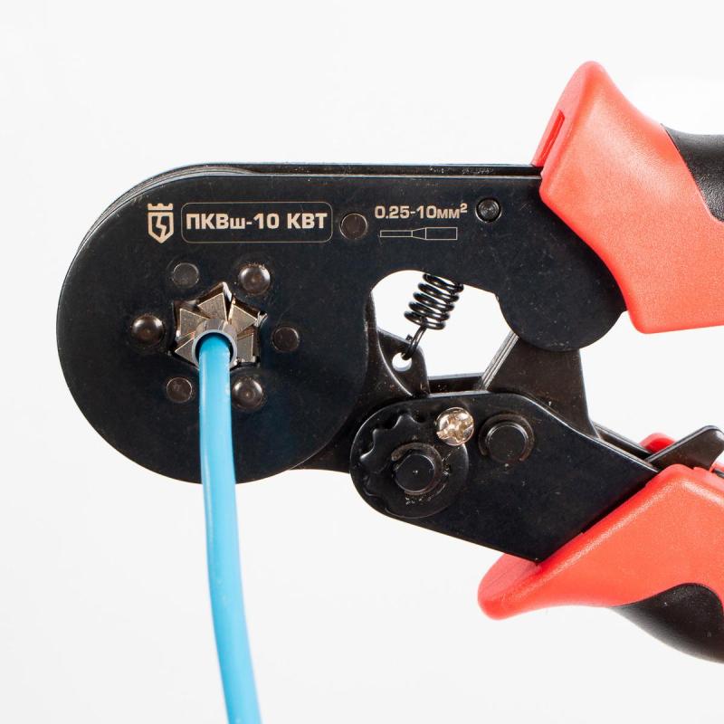 Кримпер КВТ для опрессовки втулочных наконечников 77669