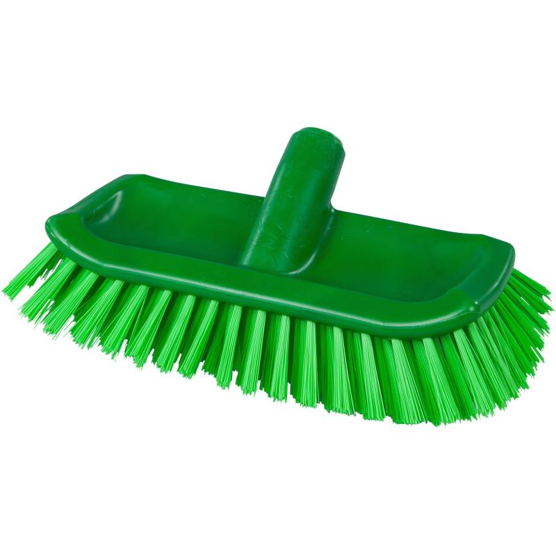 Щетка скраб д/плинтусов разноуровневая FBK, 285х130мм зеленая 20155-5