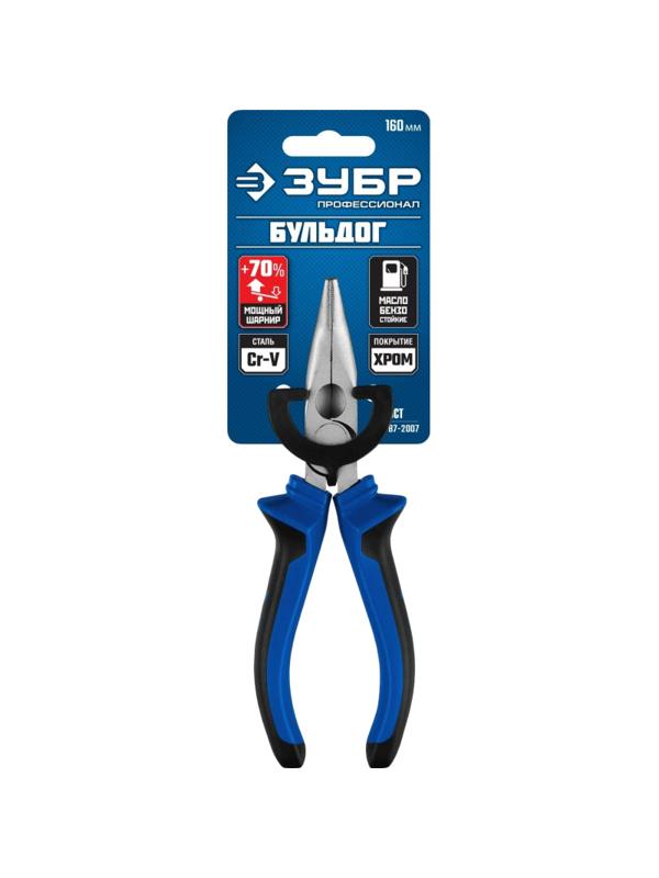Тонкогубцы изогнутые ЗУБР ПРОФЕССИОНАЛ, 160 мм 2201-4-16-2