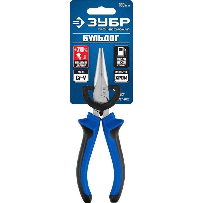 Тонкогубцы ЗУБР ПРОФЕССИОНАЛ, 160 мм 2201-3-16