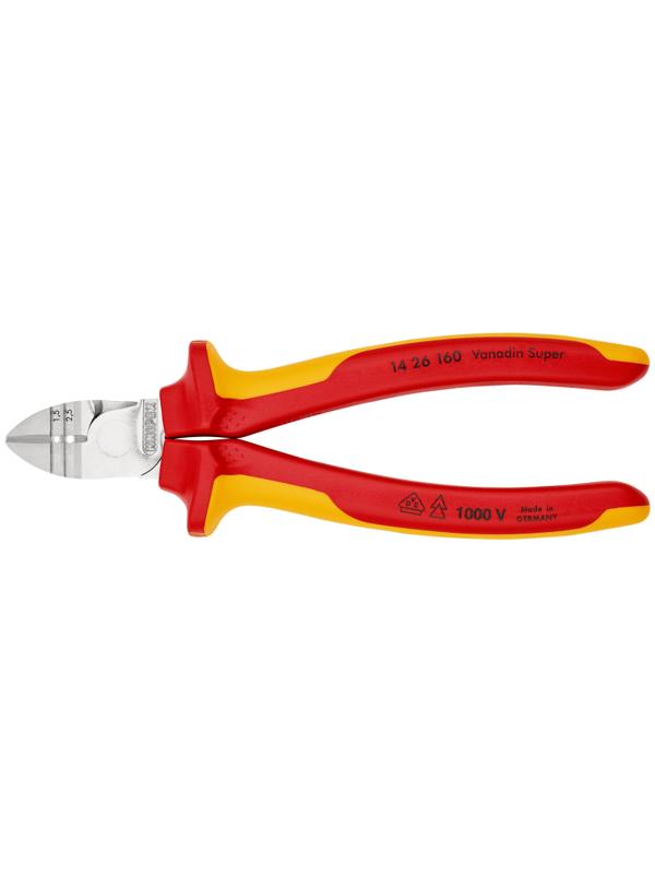 Бокорезы VDE L-160 мм KNIPEX KN-1426160