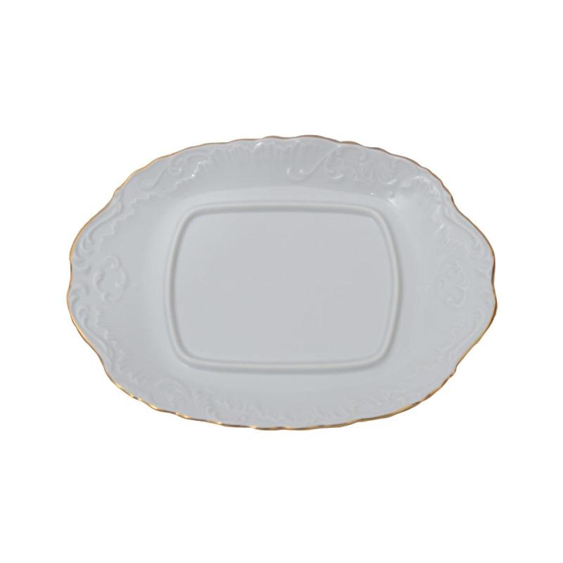 Масленка Repast Rococo с золот.полос