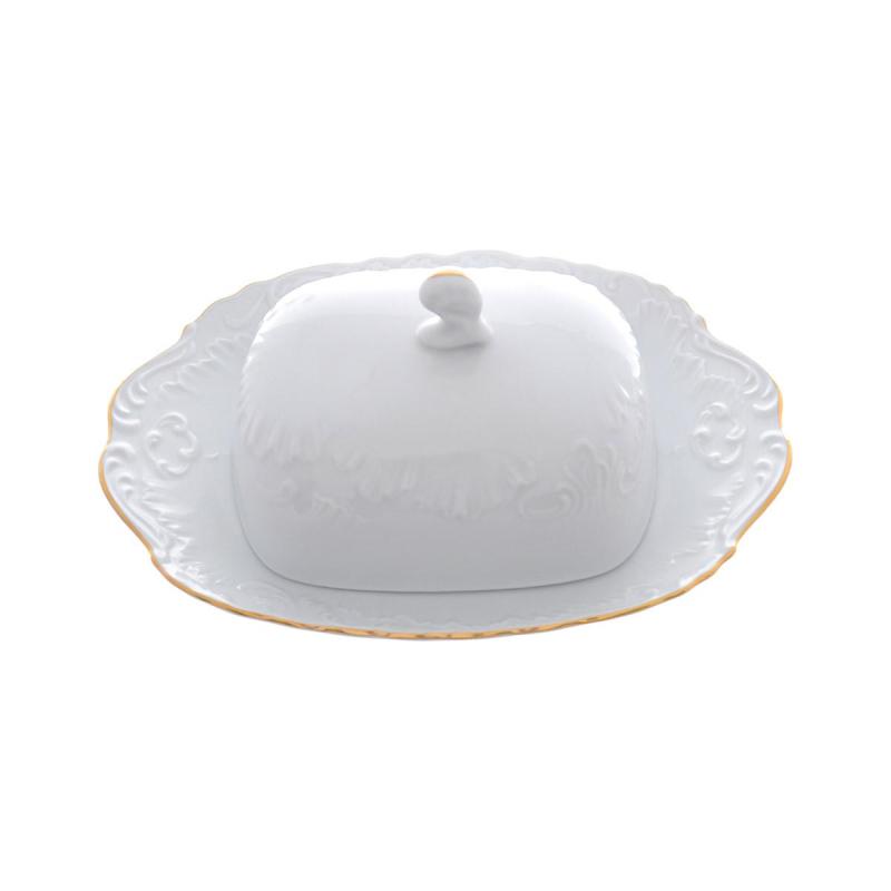 Масленка Repast Rococo с золот.полос