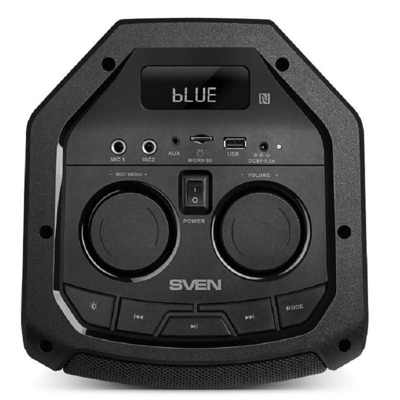 Портативная акустика АС PS-710, черн (100 Вт, TWS, BT, FM, 4400мАxч)