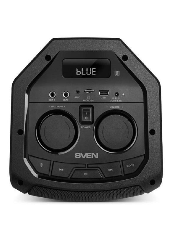 Портативная акустика АС PS-710, черн (100 Вт, TWS, BT, FM, 4400мАxч)