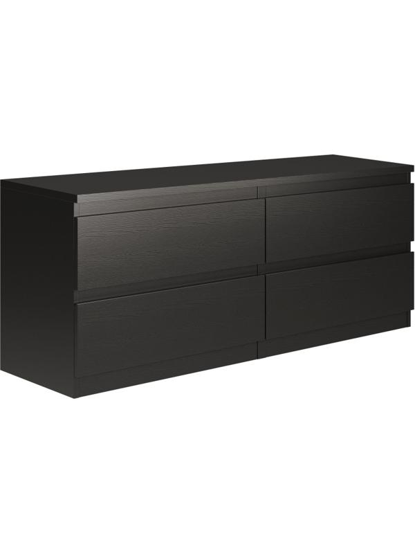 Тумба ШС_Кастор 4 ящика Дуб Венге