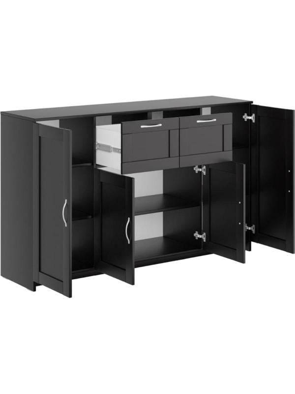 Тумба ШС_Сириус 4 двери и 2 ящика 156х94,65 Дуб Венге