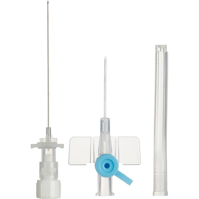 Катетер периферический с доп.портом 22G, Polyflon, 100 шт/уп