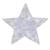 Фигура Светящаяся Звезда, цвет серебро, свет холодный 49791