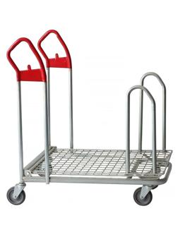 Тележка покупательская SM_L6 ПРСРЗП красный пластик