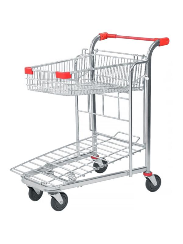 Тележка покупательская SM_L1 ПКСРЗП цинк