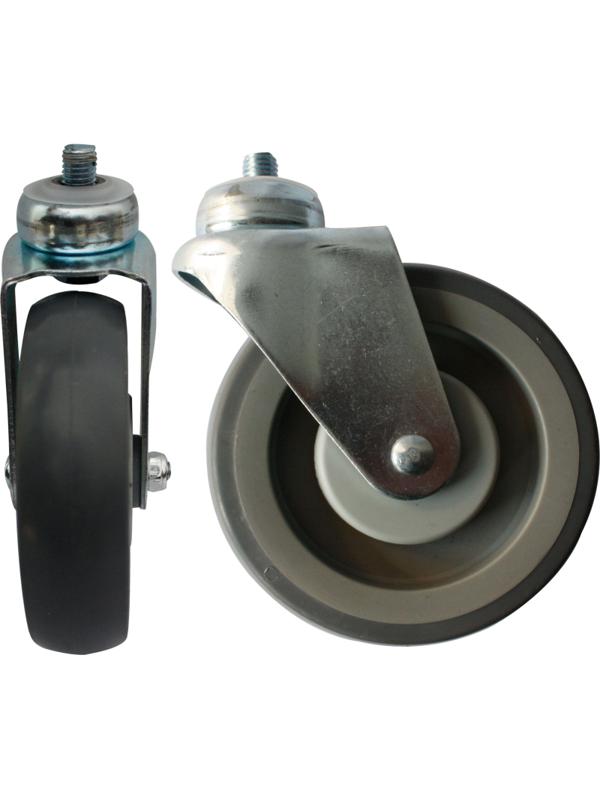 Колесо для покупательской тележки SM_125TPR КБГРЗП упаковка 4 шт