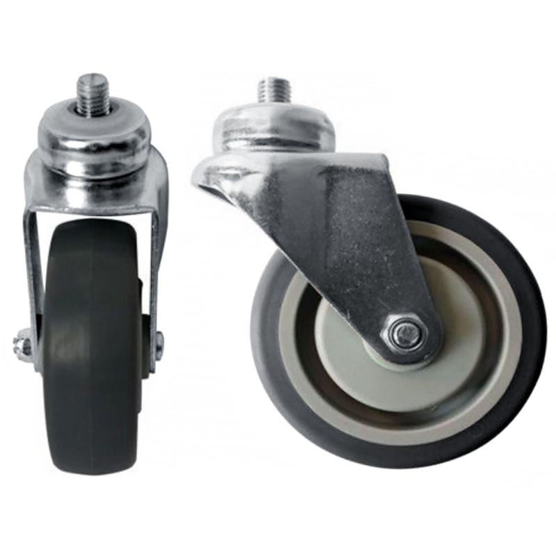 Колесо для покупательской тележки SM_100TPR КБГРЗП упаковка 4 шт